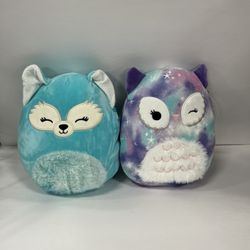 2 squishmallow 8”