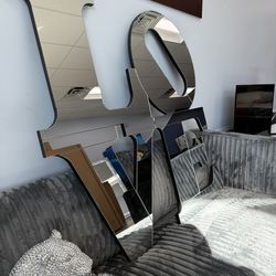 Love wall mirror