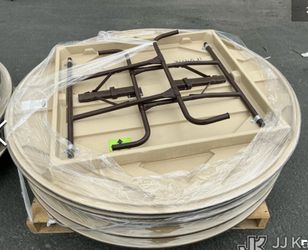 60-Inch Round Nesting Folding Table