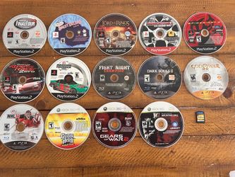 Ps2 ps3 ps vita Xbox 360 loose games
