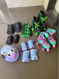Roller skates and accesorios