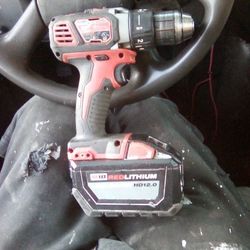 M18 Drill And High Output Hd12 Bat