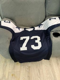 Cowboys HOF Allen jersey w Dallas Cowboys Helmet signed by Troy Aikmen