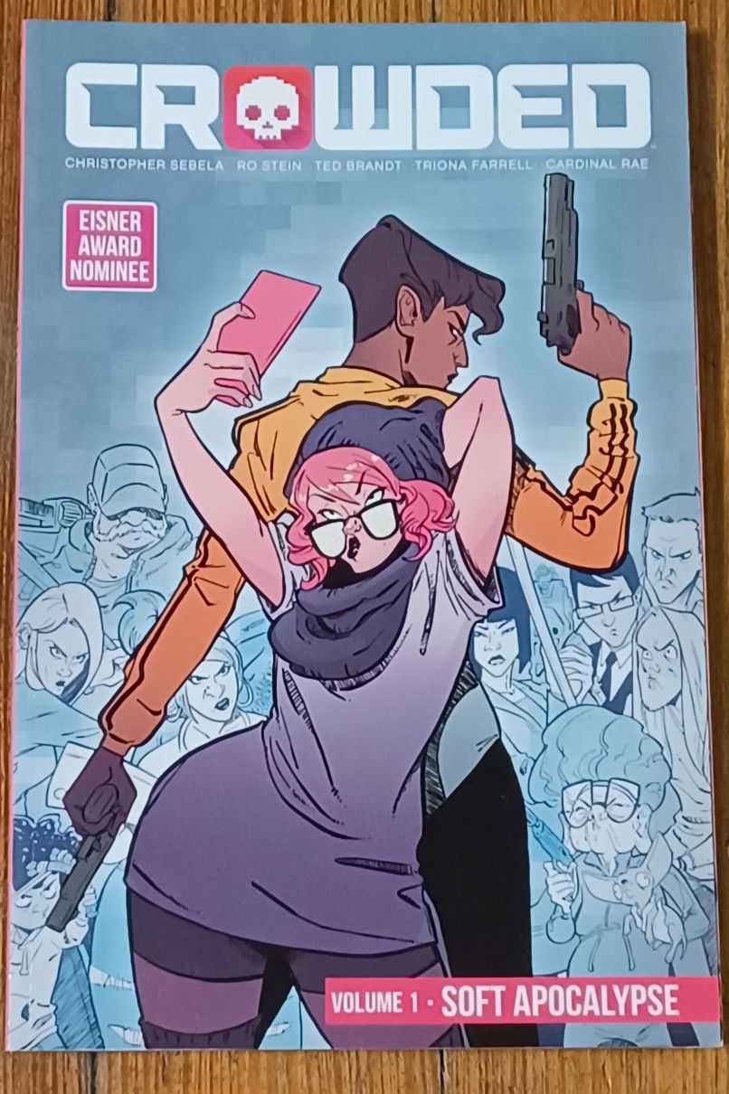 Crowded Volume 1 Paperback Comic Book Soft Apocalypse Assassins Future