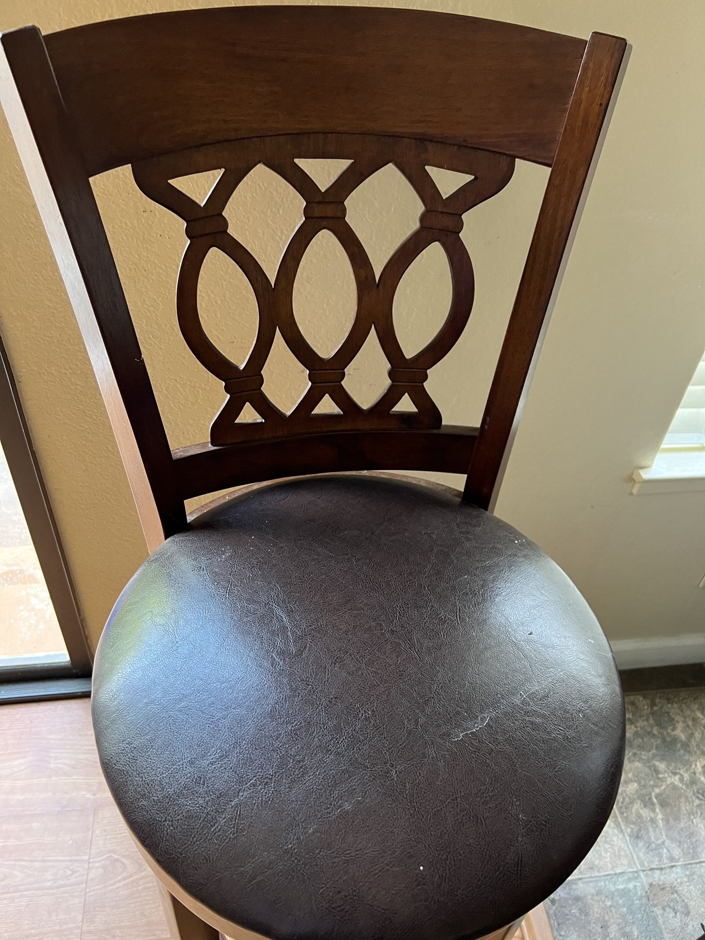 Wooden bar stools