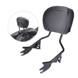 Motorcycle Detachable Sissy Bar Passenger Rear Backrest For HD 2009-later Touring models