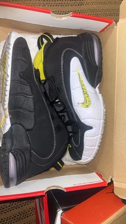 Nike Air Max Penny Sneakers Black White Yellow