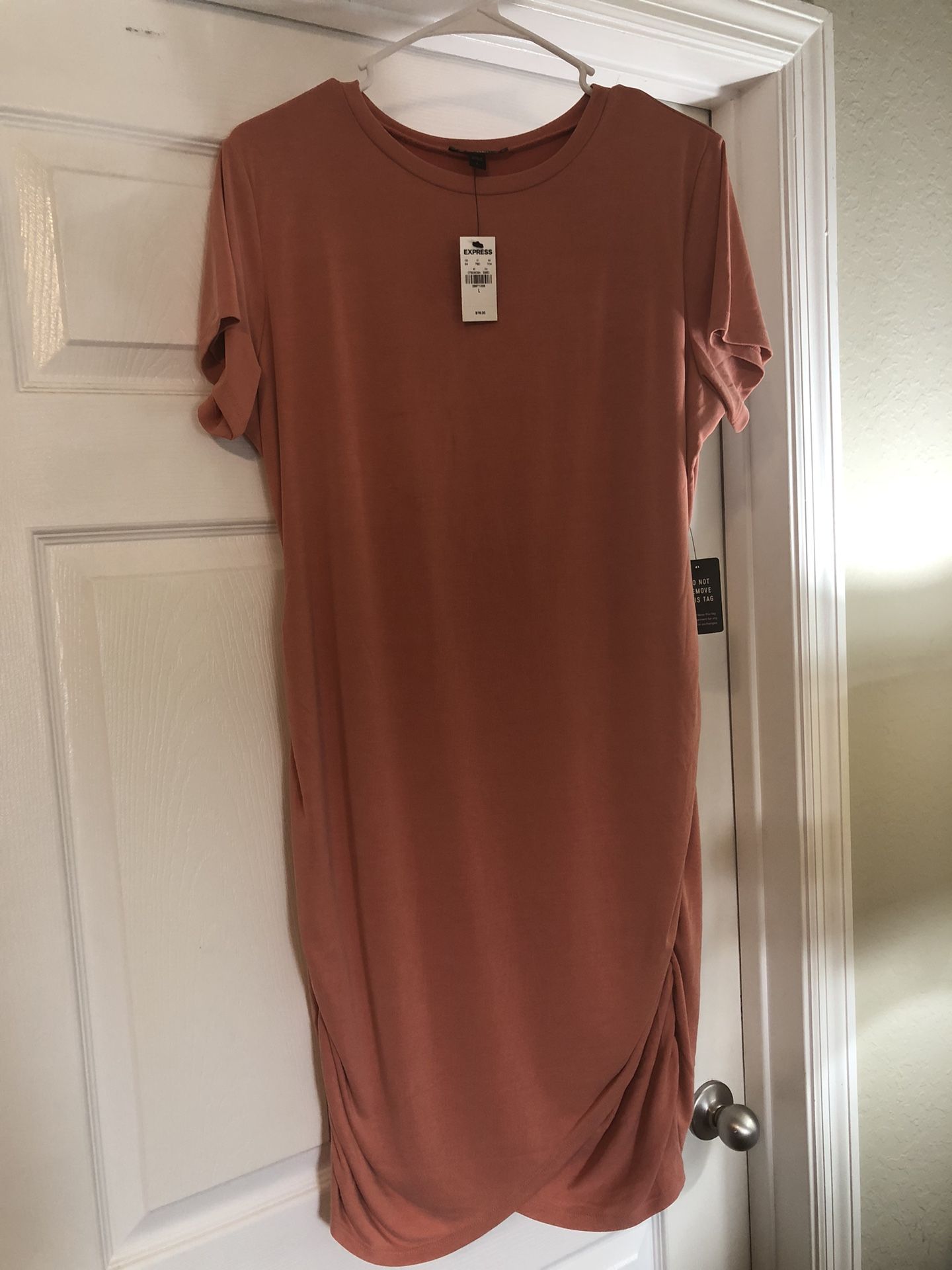 Express Side-Ruched Dress