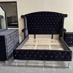 New 4pc Bedroom Set In Box 📦 Buy Now Lay Later $39 Down 