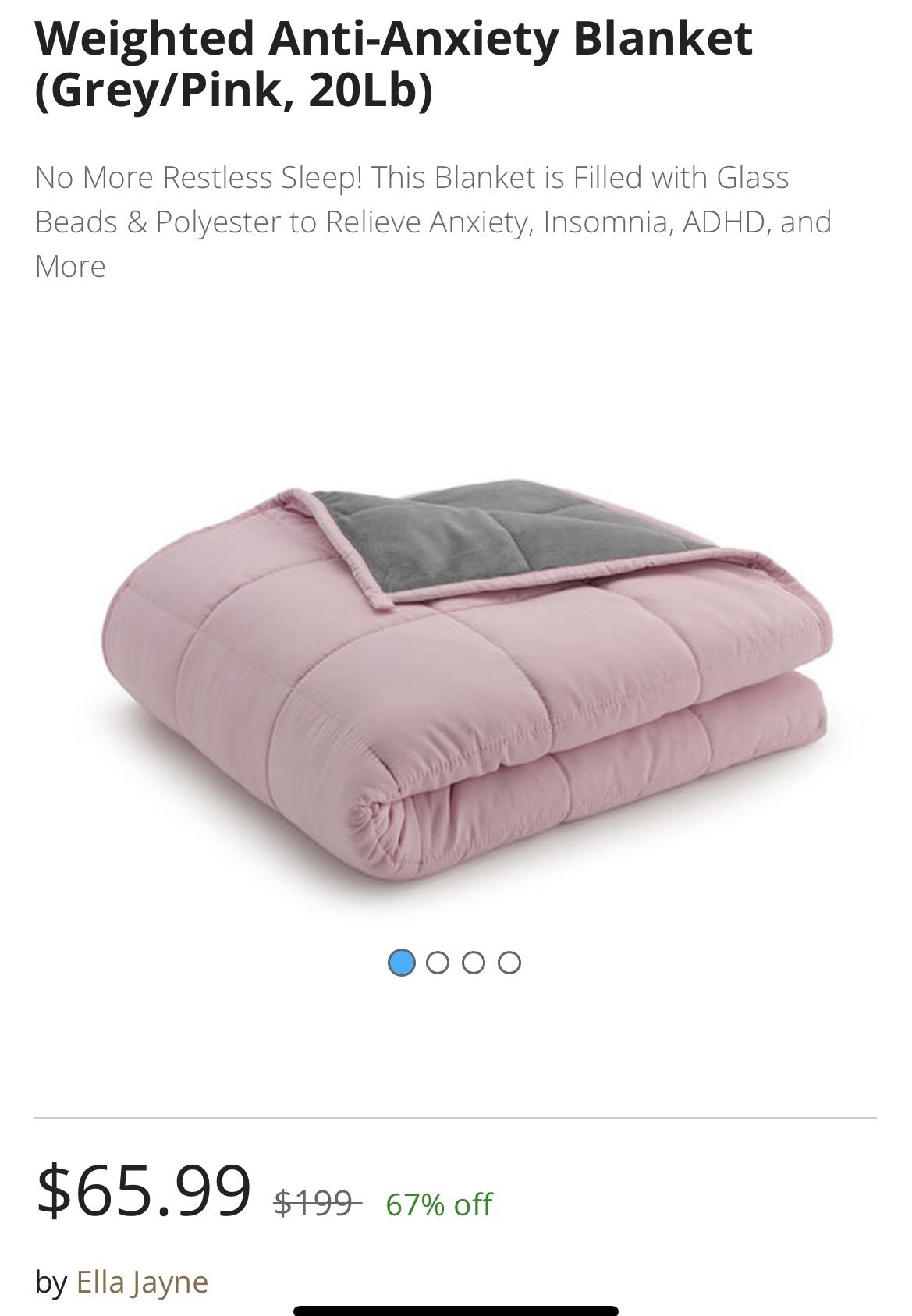 Reversible Weighted Anti Anxiety Blanket