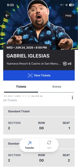 Gabriel Iglesias (21+) Wed June 24