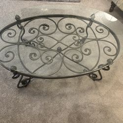 Glass Top Coffee Table