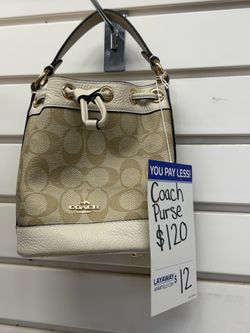 Coach purse handbag with straps