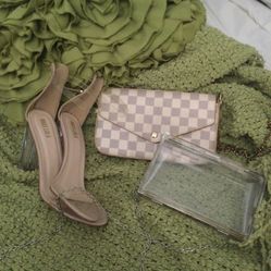 Pretty Holiday Shoes And Two Style Bags