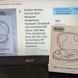 Rulefiss Wireless Earbuds Sport Bluetooth BX27
