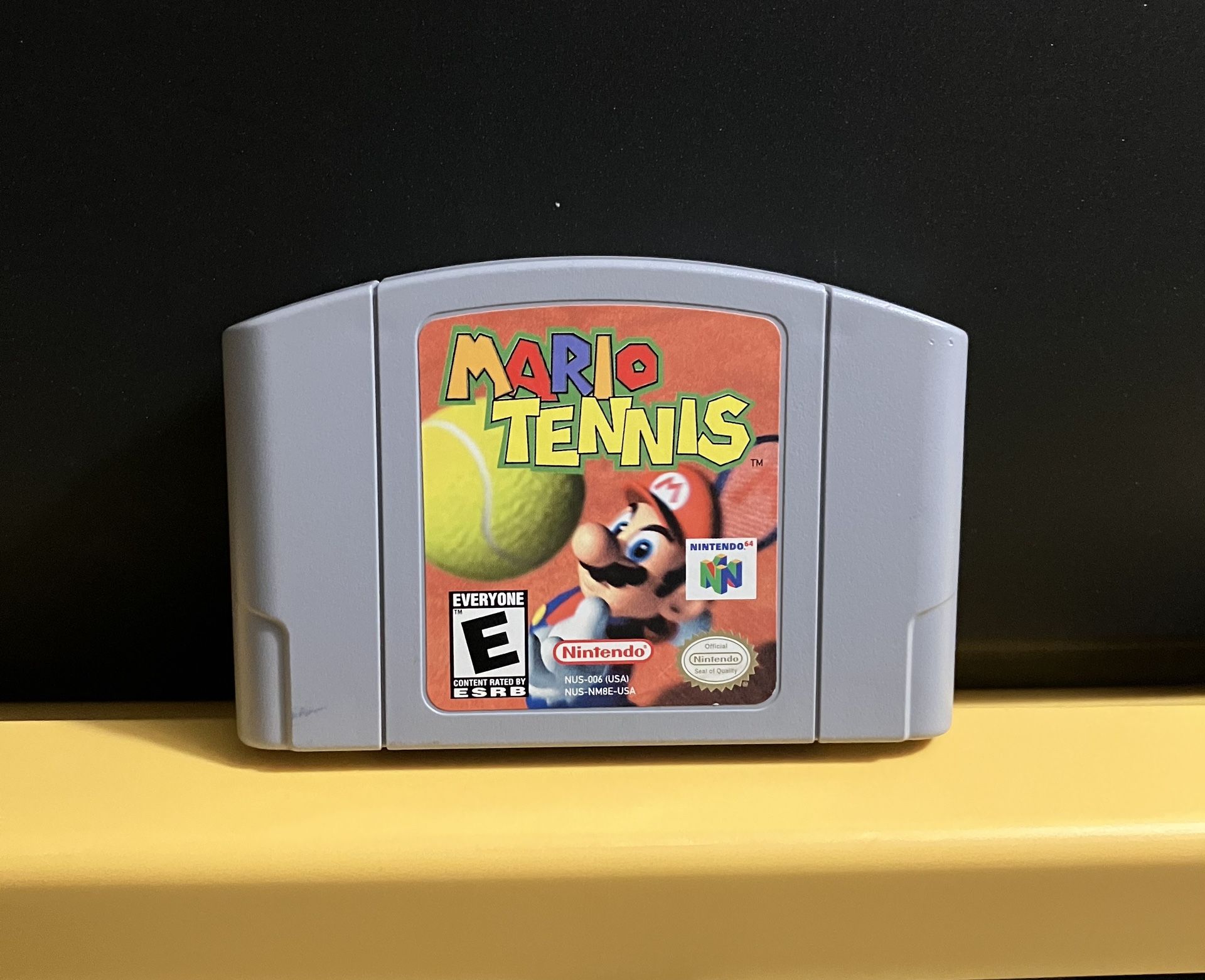 Mario Tennis for Nintendo 64 video game console system n64 cartridge super Bros brothers