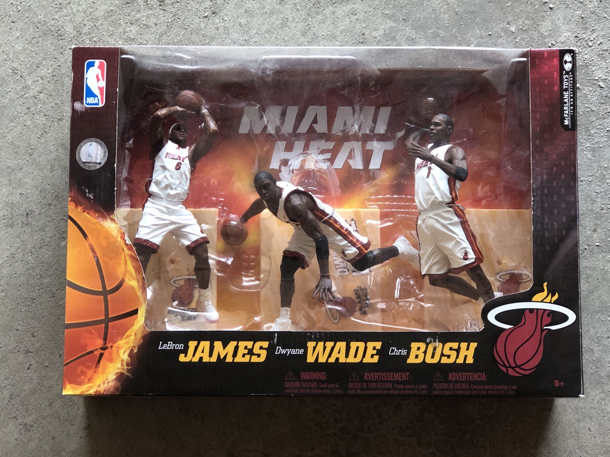McFarlane Miami Heat 3-pack figures