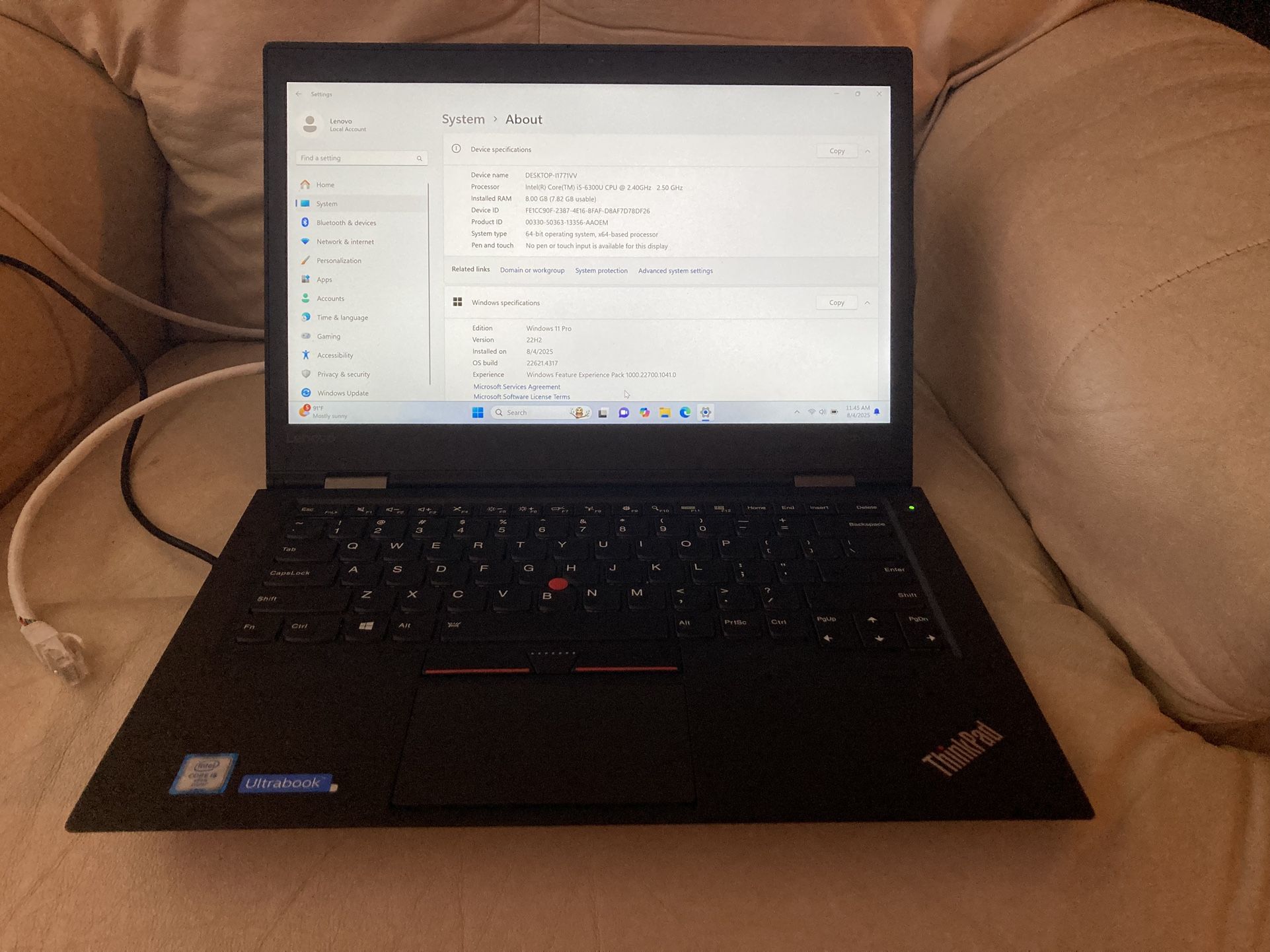 Lenovo X1 Carbon 4th Gen (Type 20FB, 20FC) Laptop (ThinkPad) 20FC-S4ML00
