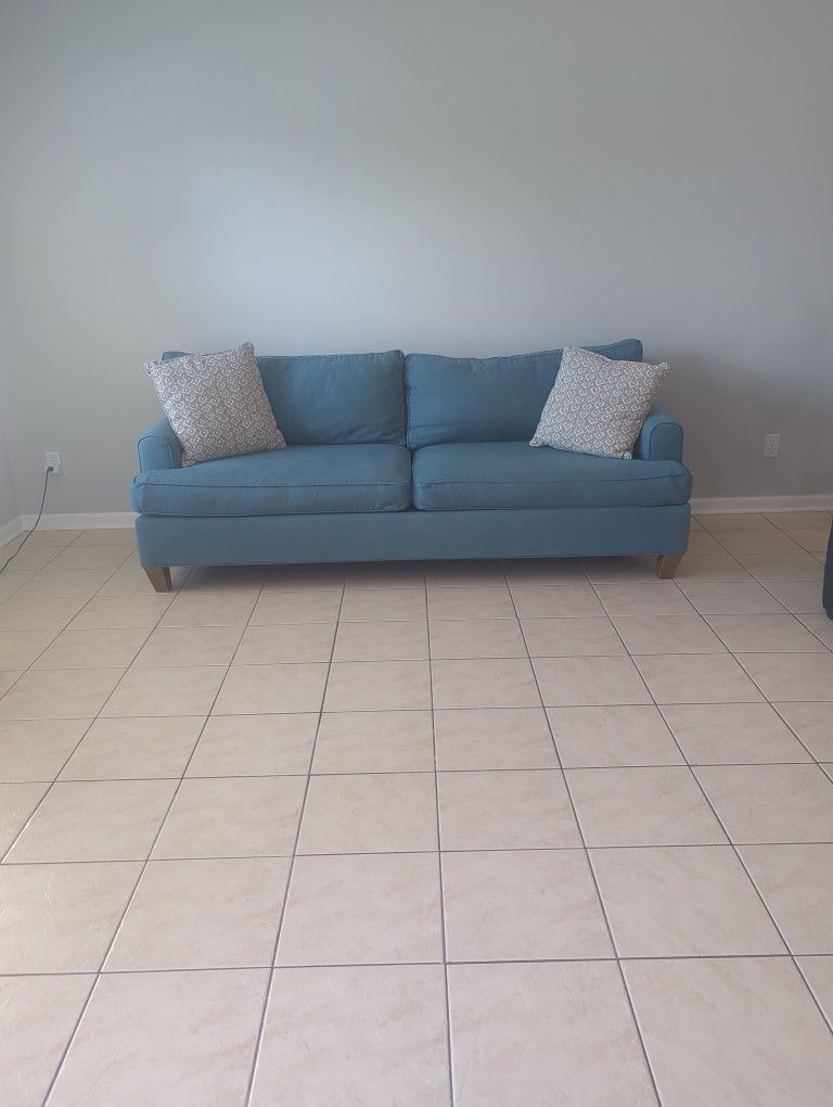 Moving Sale Blue Couch