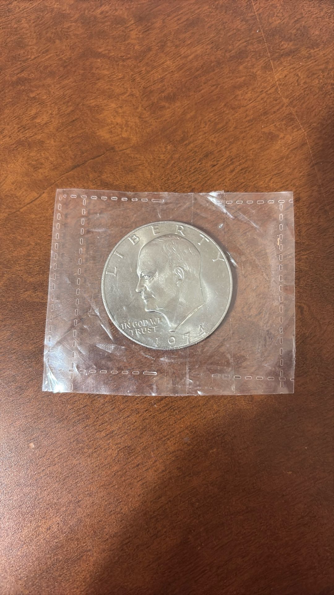 1974 Eisenhower Dollar Coin 