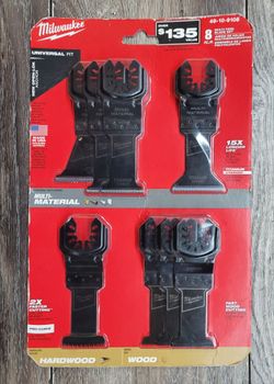 Milwaukee 8-Piece Multi-Tool Blade Set