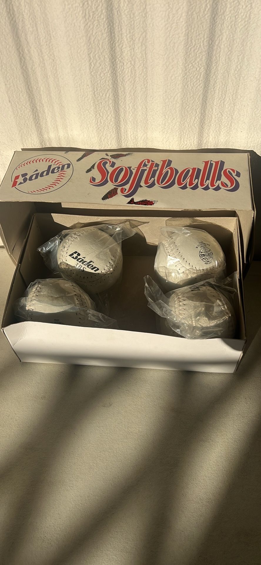 4 12” Softballs 