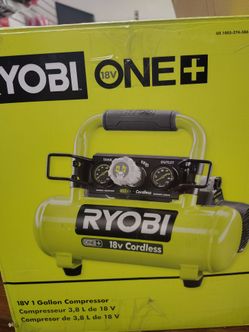 Ryobi 18V ONE+ 1 Gallon Cordless Air Compressor