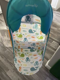 Summer Butterfly Baby Bath