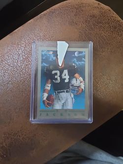 Bo Jackson trading card