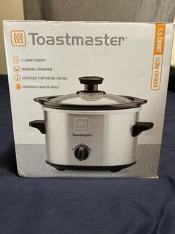 Brand New Toastmaster 1.5 Qt Slow Cooker – Never Opened!