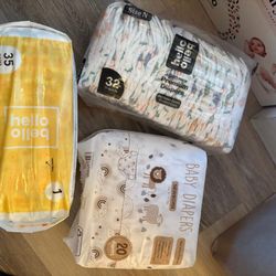 Newborn & Size 1 Diapers Bundle 
