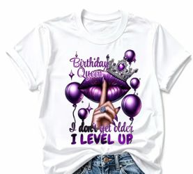Birthday Queen I Level Up Graphic T-Shirt