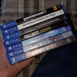 Lot Of Playstation 4 Games All For $45