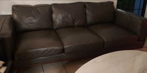Top Grain Leather Sofa