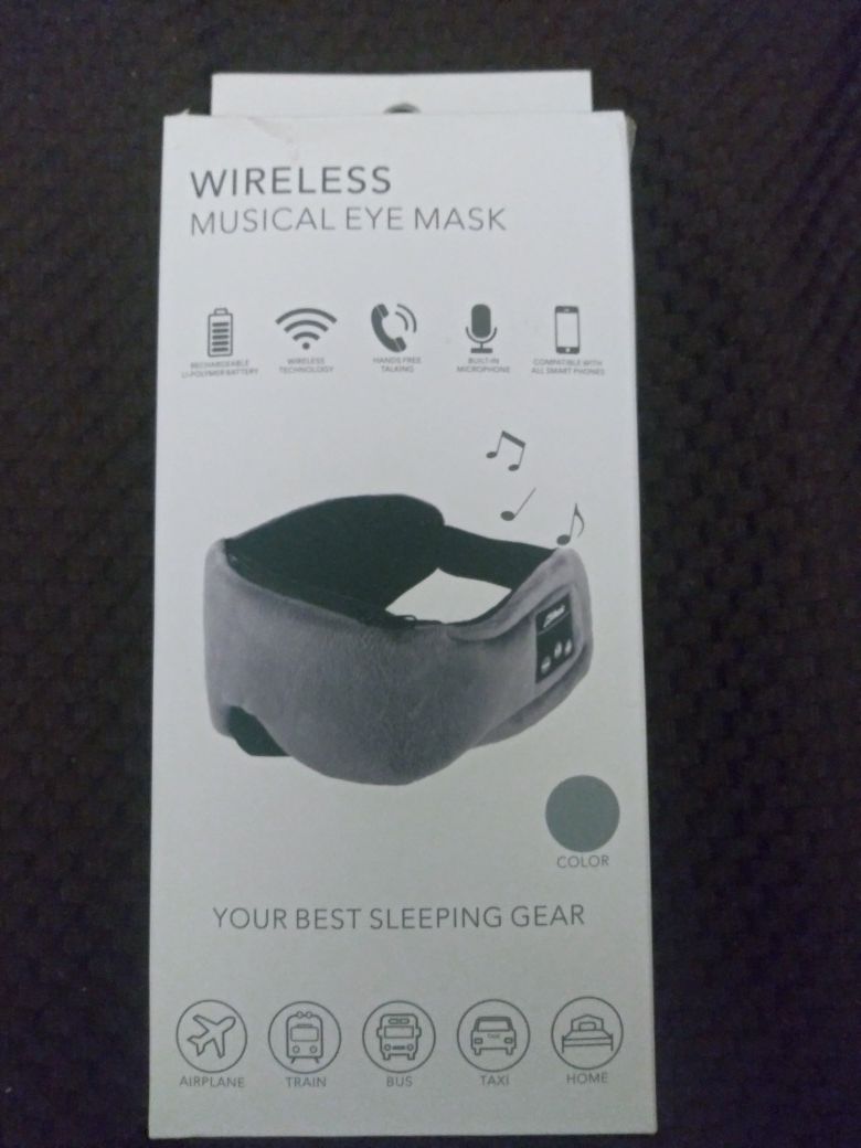 Wireless Musical Eye Mask