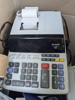 Sharp EL-1197P III 12 Digit Electronic Printing Adding Machine