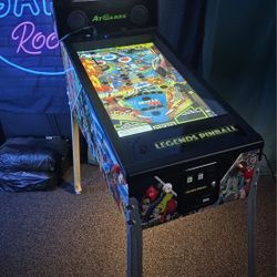 Retro Legends Virtual Pinball Machine With Over 750 Tables and Vertical Arcade Games 