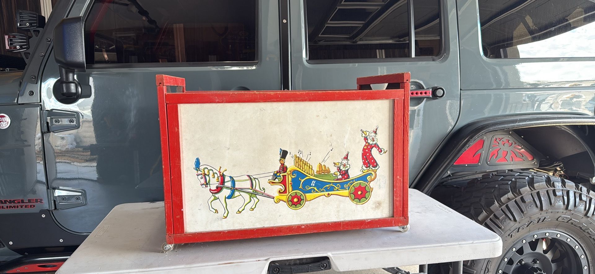 Antique toy box