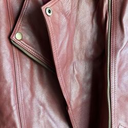 Leather Jacket Size Medium 