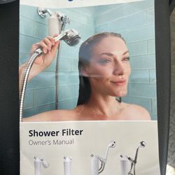 Aquasana Premium Shower Filter with Massaging Shower Head Like New