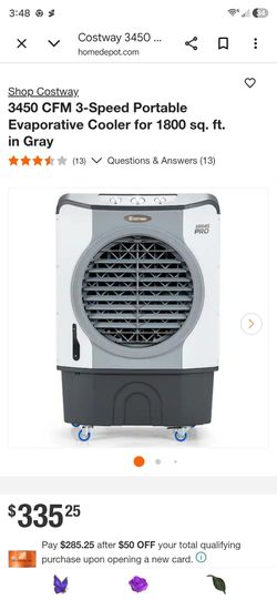 Portable evaporative cooler NEW