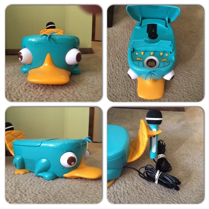 Perry the Platypus CD Player/Karaoke Machine