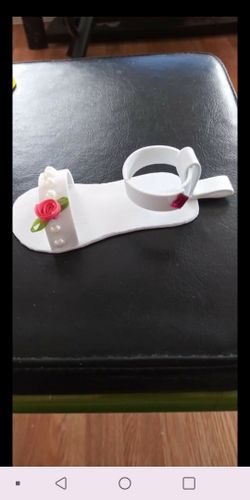 Foam sandles for baby shower remembrance