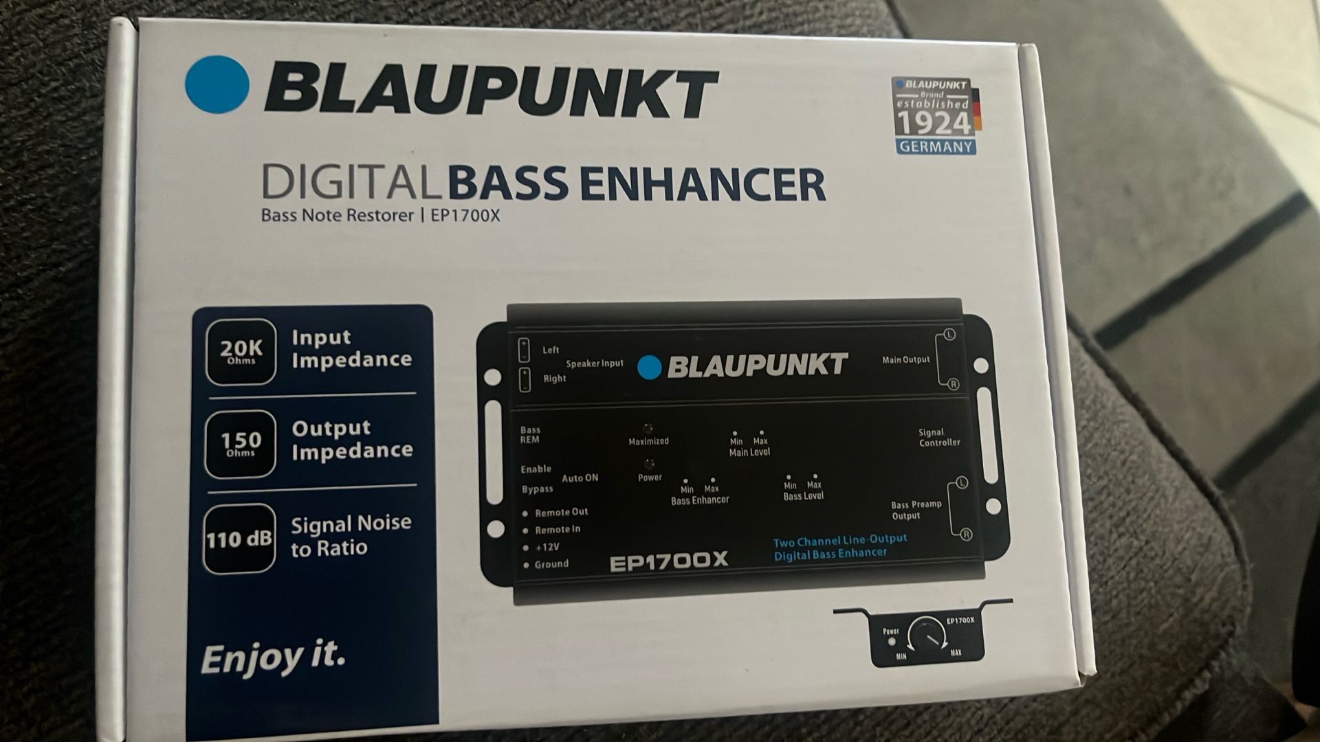 Blaupunkt EP1700X Car Audio 2 Channel Line Output and Digital Bass Enhancer