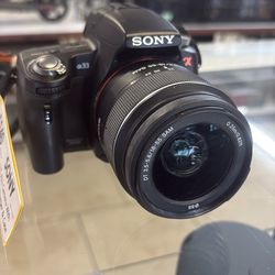 Sony SLT-A33 Camera with Battery Charger & Case