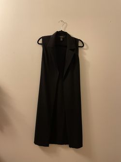 Long Sleeveless Blazer
