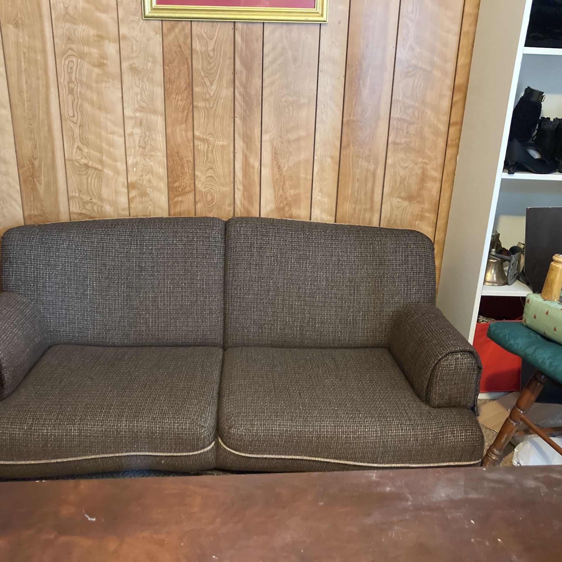 Small Little Brown Comfortable Couch