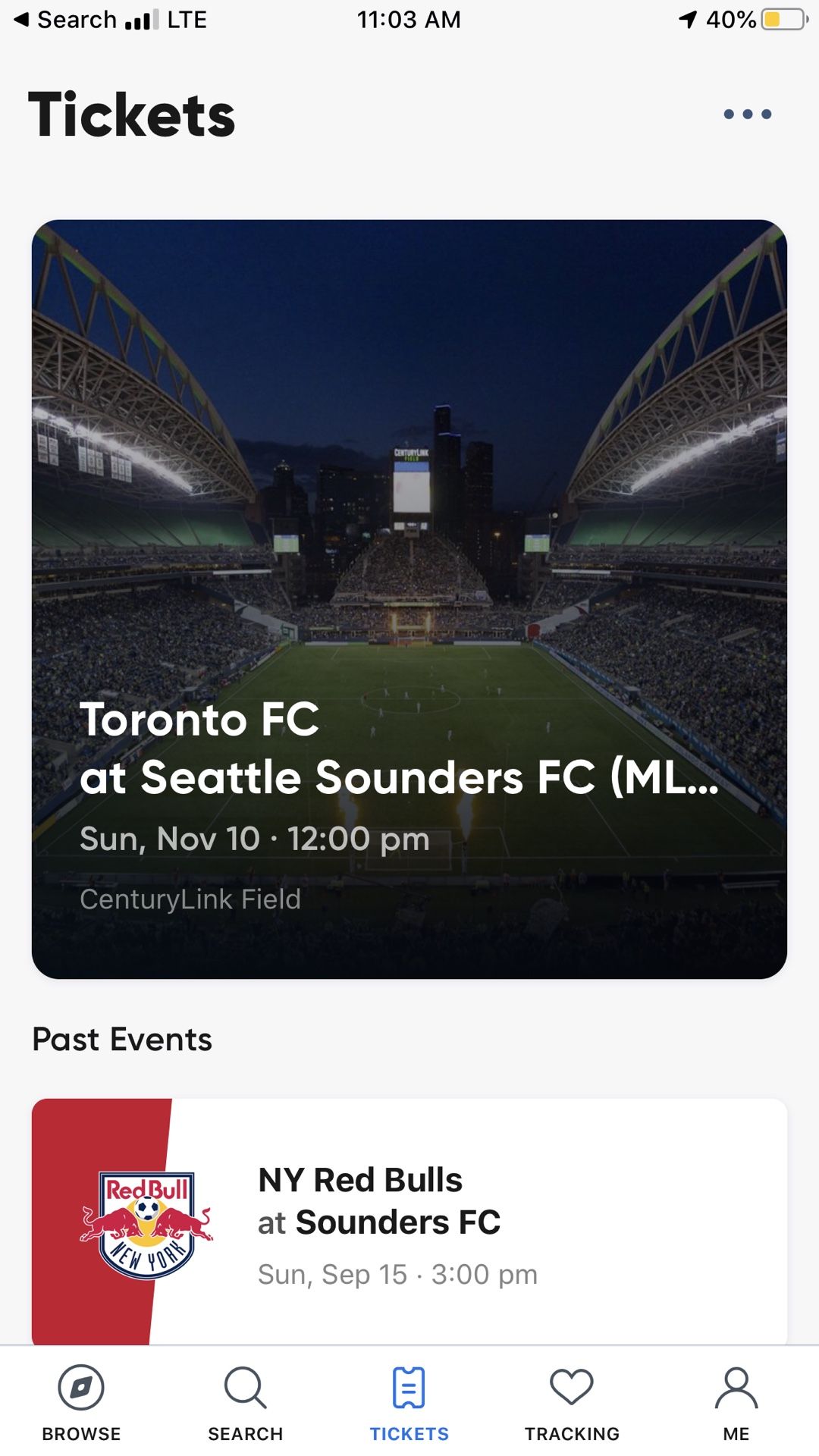 MLS Finals Tickets Section 335 Row kk