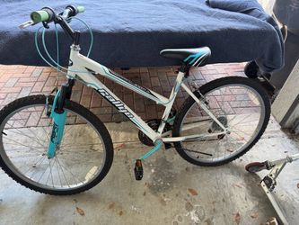 Raleigh Descent Mountain Bike White Teal