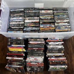  188 Movie DVDs